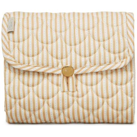 Tapis à langer matelassé oatfield Marron, blanc, bleu 1 - vertbaudet enfant 