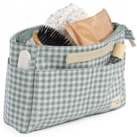 Trousse de toilette i love vichy vert Vert, blanc 4 - vertbaudet enfant 