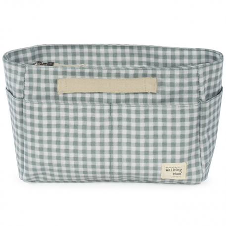 Trousse de toilette i love vichy vert Vert, blanc 1 - vertbaudet enfant 