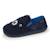 Chaussons mocassins en sherpa, semelle antidérapante Marine 1 - vertbaudet enfant 