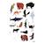Poster géant 67 stickers animaux du monde Multi-coloured 2 - vertbaudet enfant 