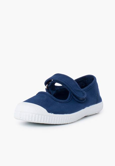 Chaussures babies bout en caoutchouc à fermeture scratch Aigue-marine+Blanc+Bleu navy+Rose+Rose chewing-gum 14 - vertbaudet enfant 