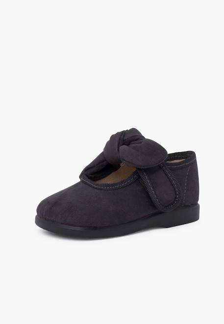 Babies bamara avec fermeture à scratch à ruban Bleu marine+Bordeaux+Gris+Marron+Noir+Taupe+Terrecuite+Vert 14 - vertbaudet enfant 