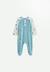 Pyjama bébé en velours oscar Bleu 1 - vertbaudet enfant 