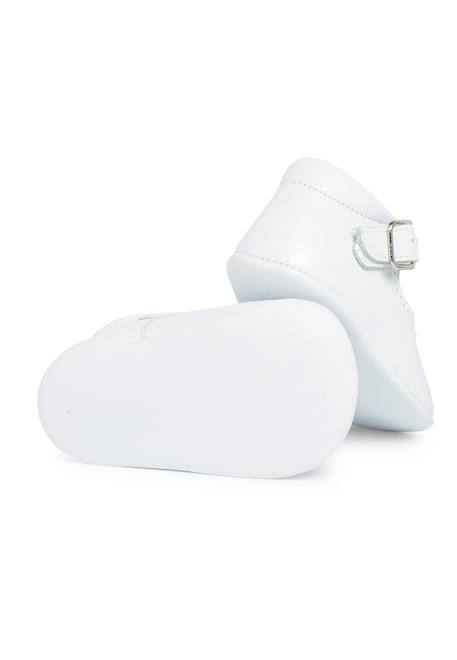 Salomés en cuir pour bébés Beige+Blanc+Bleu marine+Ciel clair+Couleur cuir+Gris 9 - vertbaudet enfant 