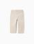 Pantalon en toile Beige clair+Bleu foncé 2 - vertbaudet enfant 