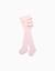 Collant avec volants et broderie anglaise Rose clair 1 - vertbaudet enfant 