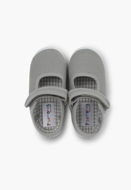 Chaussures babies fille à scratch style basket Blanc+Bleu denim+Bleu marine+Corail+Écru+Fucsia+Gris+Jaune+Rose+Rose pâle+Rouge 39 - vertbaudet enfant 