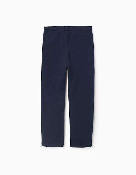 Legging côtelé Bleu foncé 2 - vertbaudet enfant 