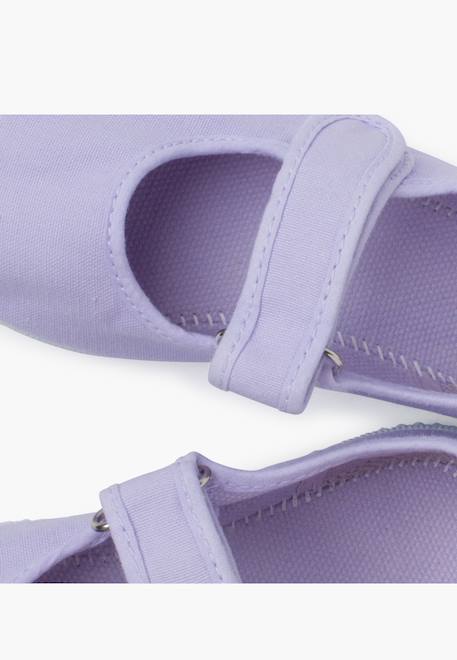 Chaussures babies bout en caoutchouc à fermeture scratch Aigue-marine+Bleu navy+Lavande pastel+Rose chewing-gum 18 - vertbaudet enfant 
