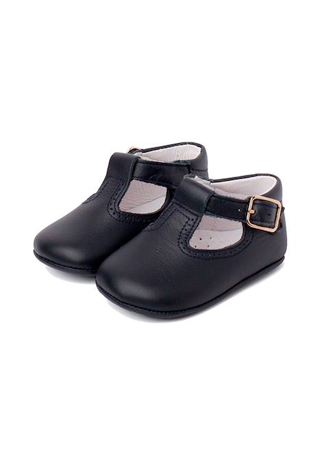 Salomés en cuir pour bébés Beige+Blanc+Bleu marine+Ciel clair+Couleur cuir+Gris 16 - vertbaudet enfant 