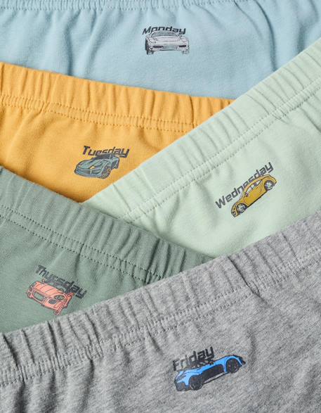 Lot de 5 boxers cars & days Multicolore 3 - vertbaudet enfant 
