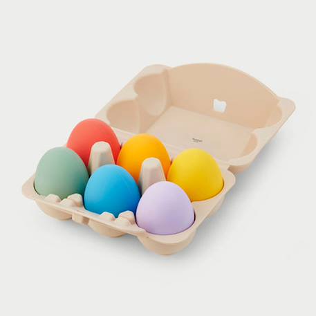 Lot de 6 oeufs sensoriel arc-en-ciel Multi-coloured 1 - vertbaudet enfant 