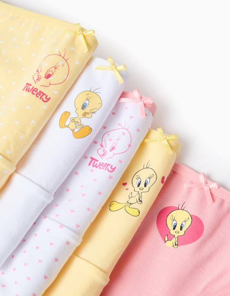 Pack 5 culottes tweety Multicolore 3 - vertbaudet enfant 