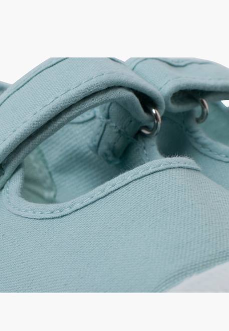 Chaussures babies bout en caoutchouc à fermeture scratch Aigue-marine+Bleu navy+Lavande pastel+Rose chewing-gum 6 - vertbaudet enfant 