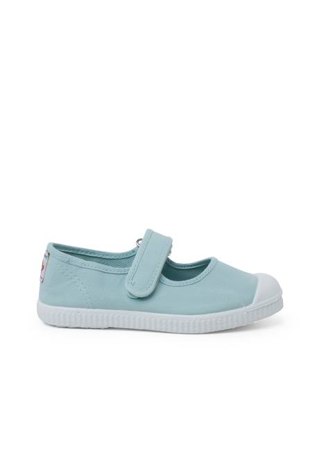 Chaussures babies bout en caoutchouc à fermeture scratch Aigue-marine+Blanc+Bleu navy+Rose+Rose chewing-gum 1 - vertbaudet enfant 