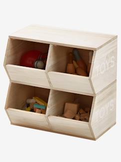 Idées cadeaux bébés et enfants-Chambre et rangement-Rangement-Coffre, rangement jouet-Meuble 4 bacs Toys