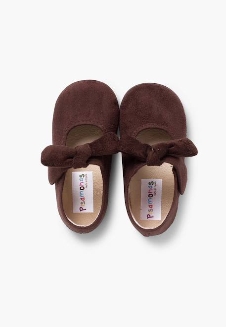 Babies bamara avec fermeture à scratch à ruban Bleu marine+Bordeaux+Gris+Marron+Noir+Taupe+Terrecuite+Vert 23 - vertbaudet enfant 