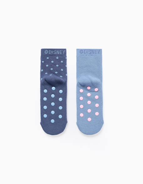 Lot de 2 paires de chaussettes antidérapante stitch Multicolore 2 - vertbaudet enfant 