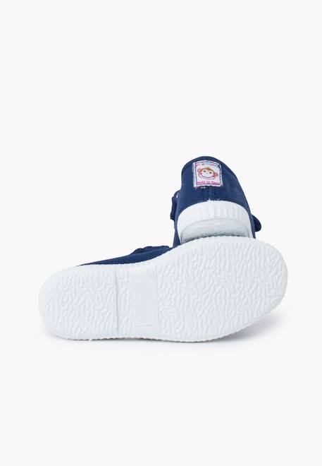 Chaussures babies bout en caoutchouc à fermeture scratch Aigue-marine+Bleu navy+Lavande pastel+Rose chewing-gum 9 - vertbaudet enfant 