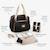 Sac à langer iconique grand volume 23 l geneve Bleu+Cacao+Noir+Terracotta 16 - vertbaudet enfant 