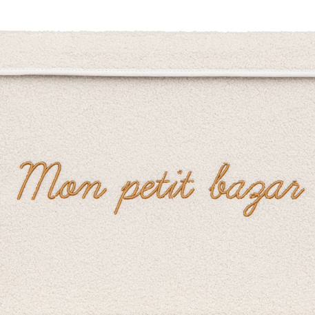 Coffre de rangement pliable en jute - yuki Blanc+Marron 4 - vertbaudet enfant 
