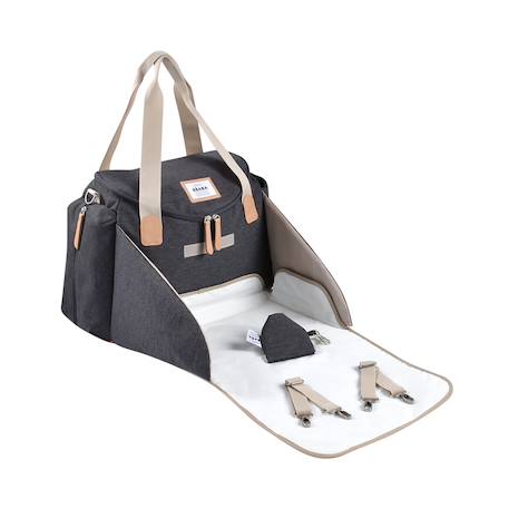 Sac à langer pratique et rangements multiples sydney Gris foncé 5 - vertbaudet enfant 