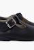 Salomés en cuir avec fermeture à boucle Blanc+Bleu marine 12 - vertbaudet enfant 