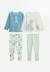 Lot de 2 pyjamas enfant 2 pièces en velours avec pieds retroussables oscar Bleu 1 - vertbaudet enfant 