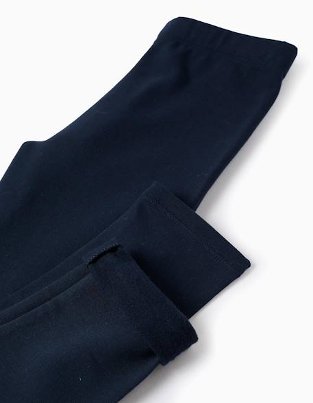 Legging côtelé Bleu foncé 4 - vertbaudet enfant 