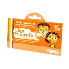 Jouet-Jeux d'imitation-Kit de maquillage 3 couleurs lion et girafe