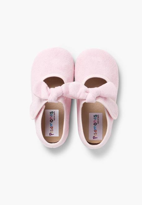 Babies bamara avec fermeture à scratch à ruban Bleu marine+Bordeaux+Gris+Noir+Rose+Taupe+Terrecuite 29 - vertbaudet enfant 