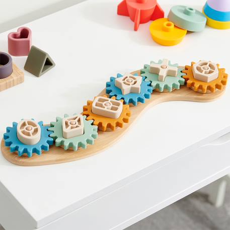 Puzzle à engrenages Multi-coloured 3 - vertbaudet enfant 
