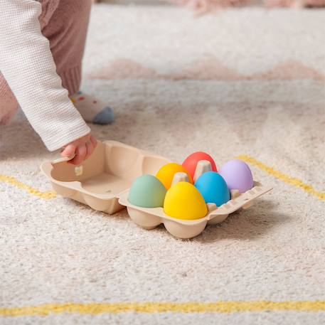 Lot de 6 oeufs sensoriel arc-en-ciel Multi-coloured 3 - vertbaudet enfant 