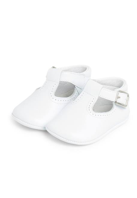 Salomés en cuir pour bébés Beige+Blanc+Bleu marine+Ciel clair+Couleur cuir+Gris 10 - vertbaudet enfant 