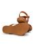 Sandales semelle rembourrée et ornement argenté Blanc+Couleur cuir 8 - vertbaudet enfant 