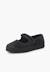 Chaussures babies en velours embout en caoutchouc Bleu marine+Gris+Noir+Vieux rose 8 - vertbaudet enfant 