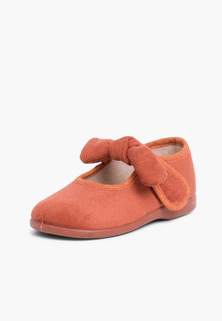 Babies bamara avec fermeture à scratch à ruban Bleu marine+Bordeaux+Gris+Noir+Rose+Taupe+Terrecuite 38 - vertbaudet enfant 