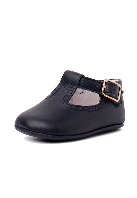 Salomés en cuir pour bébés Beige+Blanc+Bleu marine+Ciel clair+Couleur cuir+Gris 14 - vertbaudet enfant 