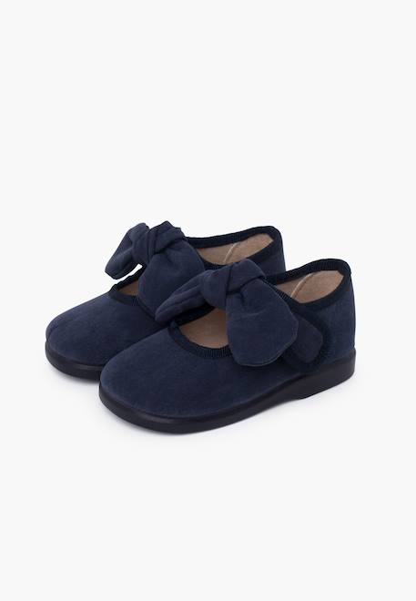 Babies bamara avec fermeture à scratch à ruban Bleu marine+Bordeaux+Gris+Noir+Rose+Taupe+Terrecuite 4 - vertbaudet enfant 