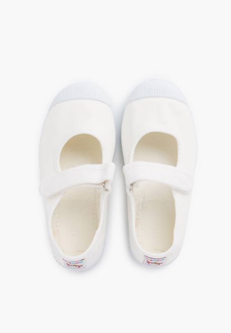Chaussures babies bout en caoutchouc à fermeture scratch Aigue-marine+Blanc+Bleu navy+Rose+Rose chewing-gum 11 - vertbaudet enfant 
