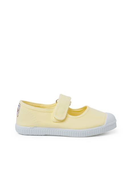Chaussures babies bout en caoutchouc à fermeture scratch Blanc+Jaune citron+Lavande pastel+Rose+Rose chewing-gum 7 - vertbaudet enfant 