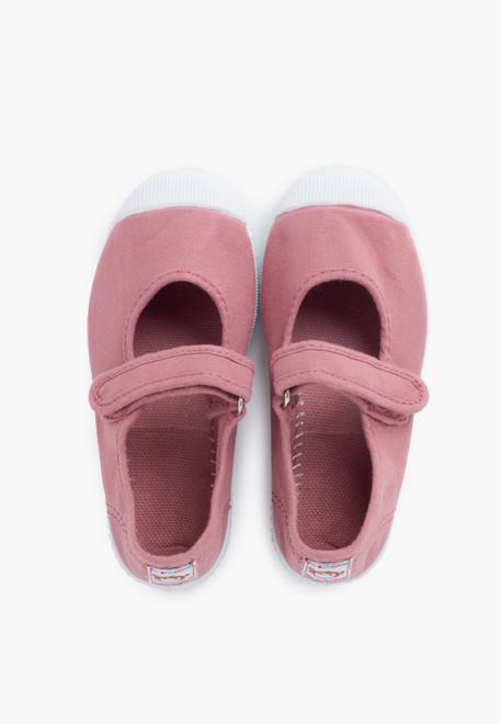 Chaussures babies bout en caoutchouc à fermeture scratch Blanc+Lavande pastel+Rose+Rose chewing-gum 17 - vertbaudet enfant 
