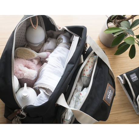 Sac à langer iconique grand volume 23 l geneve Bleu+Cacao+Noir+Terracotta 14 - vertbaudet enfant 