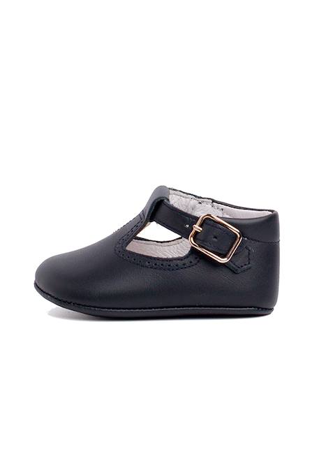 Salomés en cuir pour bébés Beige+Blanc+Bleu marine+Ciel clair+Couleur cuir+Gris 13 - vertbaudet enfant 