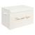 Coffre de rangement pliable en jute - yuki Blanc+Marron 2 - vertbaudet enfant 
