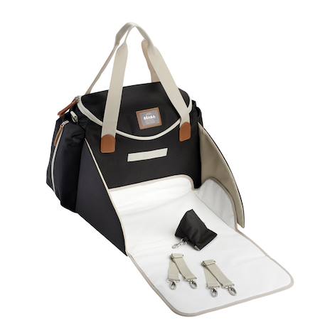 Sac à langer bandoulière grand volume 21 l sydney Cacao+Noir 10 - vertbaudet enfant 