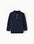 Polo à manches longues en coton Blanc+Bleu foncé+Vert foncé 5 - vertbaudet enfant 