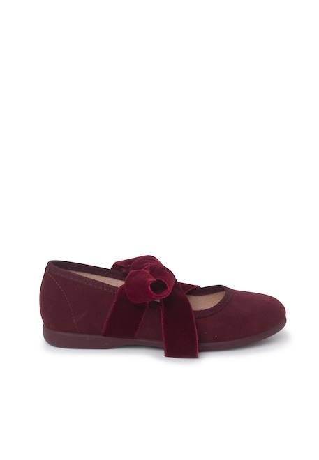 Babies avec ruban en velours pour filles Bleu marine+Bordeaux+Gris+Rose 7 - vertbaudet enfant 