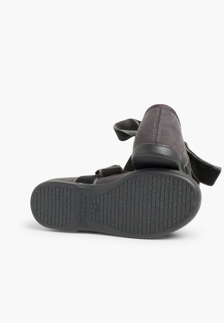 Babies avec ruban en velours pour filles Bleu marine+Bordeaux+Gris+Rose 15 - vertbaudet enfant 